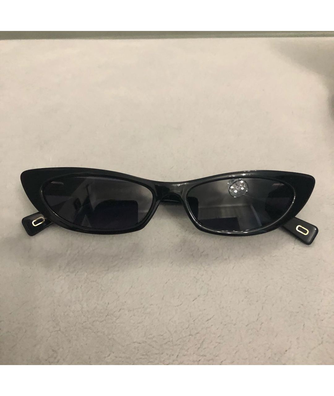 MARC JACOBS Черные пластиковые солнцезащитные очки, фото 8