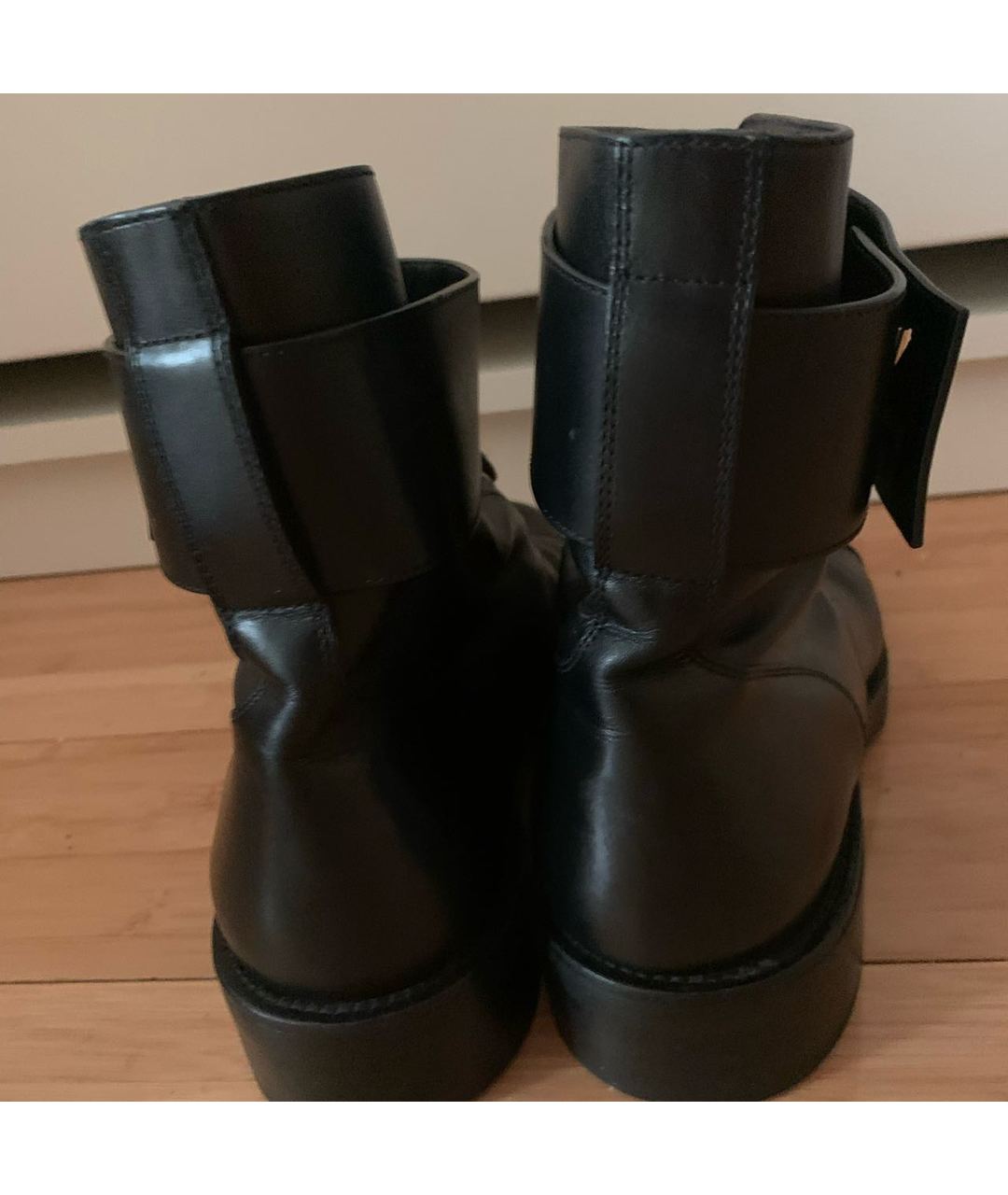 LOUIS VUITTON PRE-OWNED Черные кожаные ботинки, фото 4