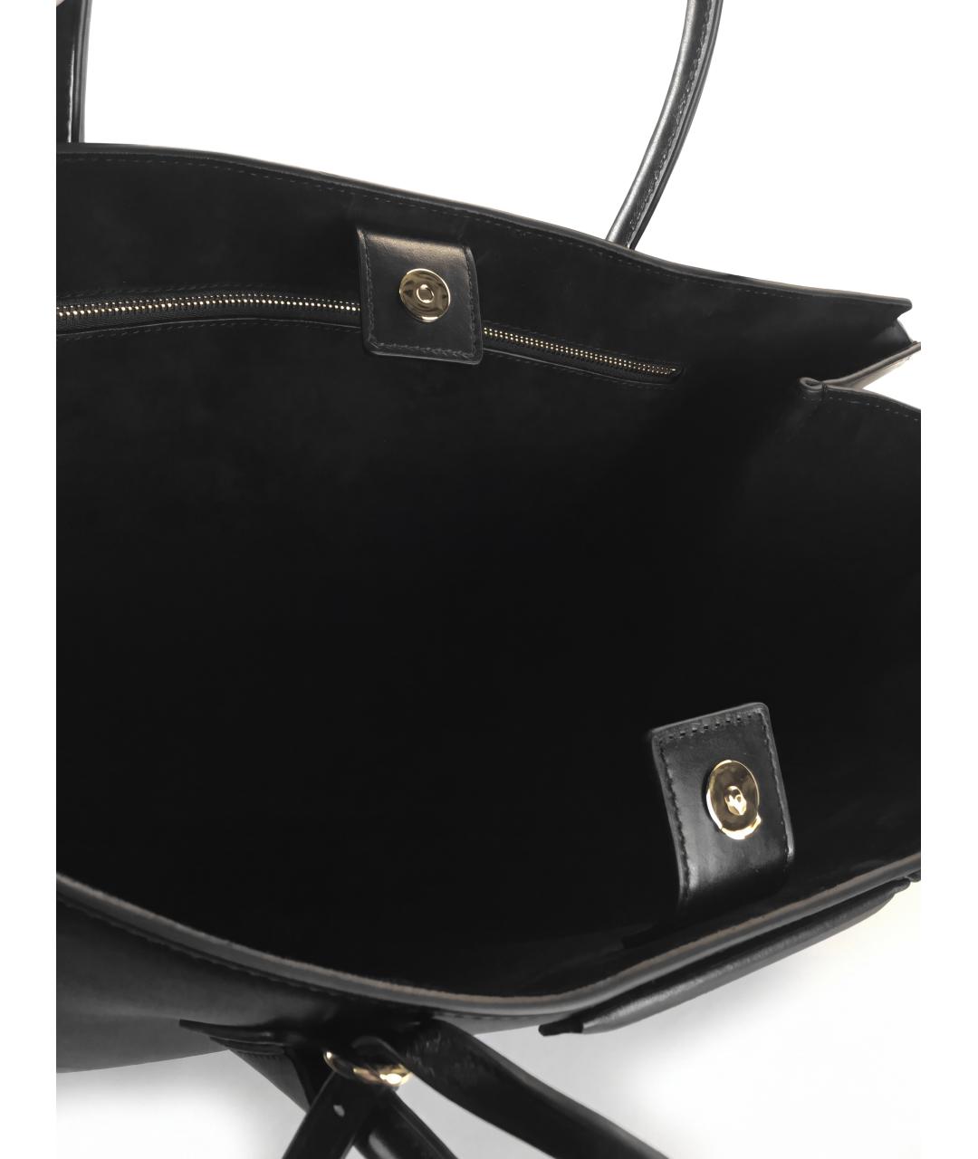 GIVENCHY Черная кожаная сумка тоут, фото 5