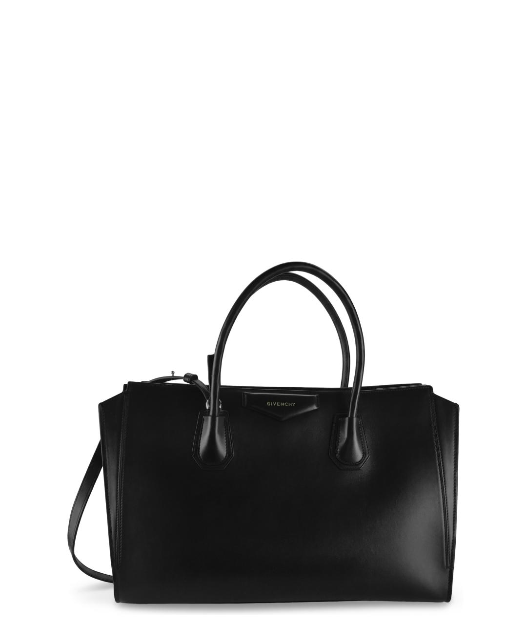 GIVENCHY Черная кожаная сумка тоут, фото 6