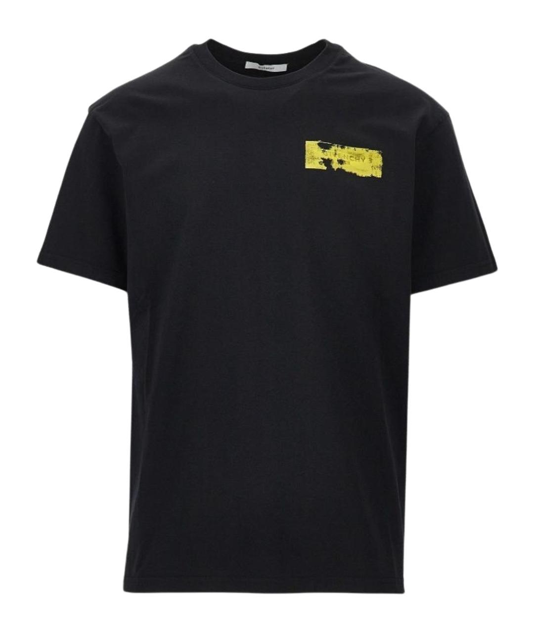 GIVENCHY Черная хлопковая футболка, фото 1