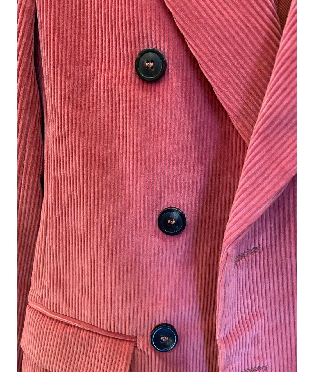 WEEKEND MAX MARA Розовый велюровый жакет/пиджак, фото 4