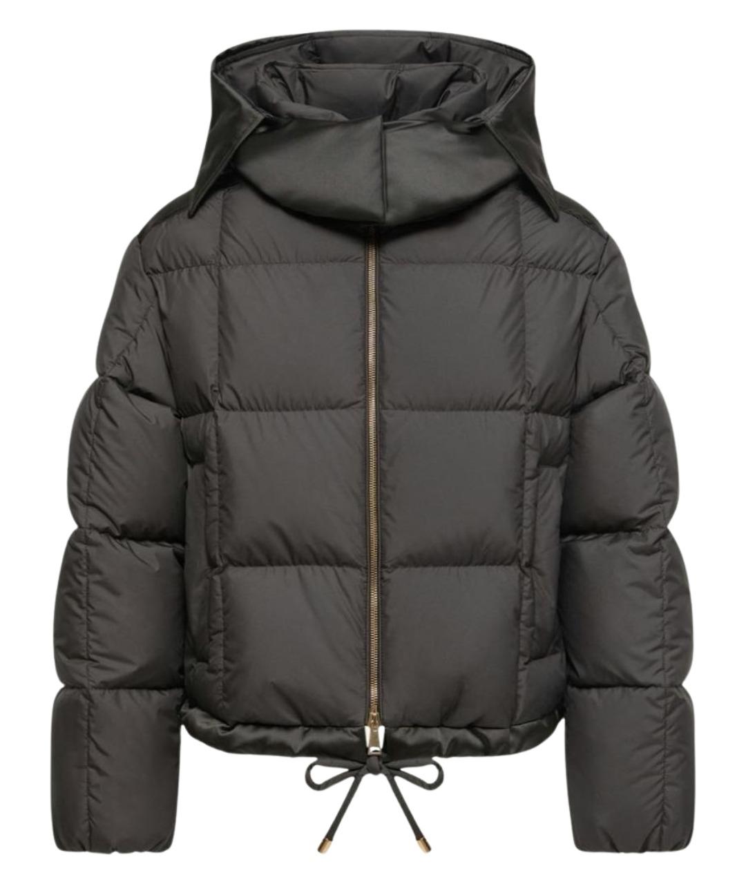 MONCLER Черный пуховик, фото 1
