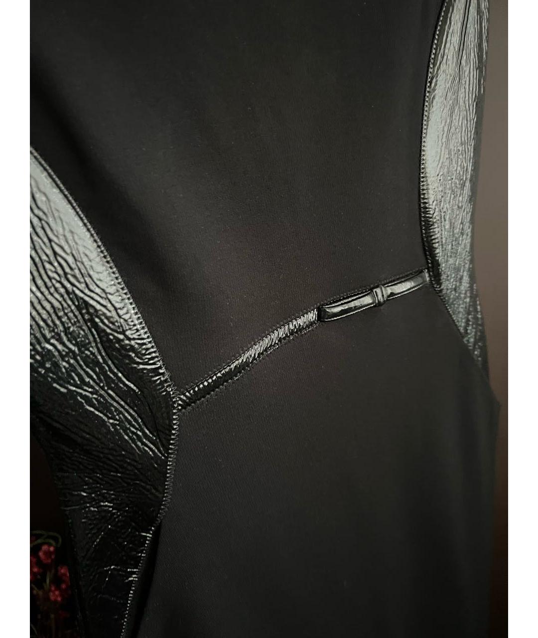 DOROTHEE SCHUMACHER Черное вискозное коктейльное платье, фото 8