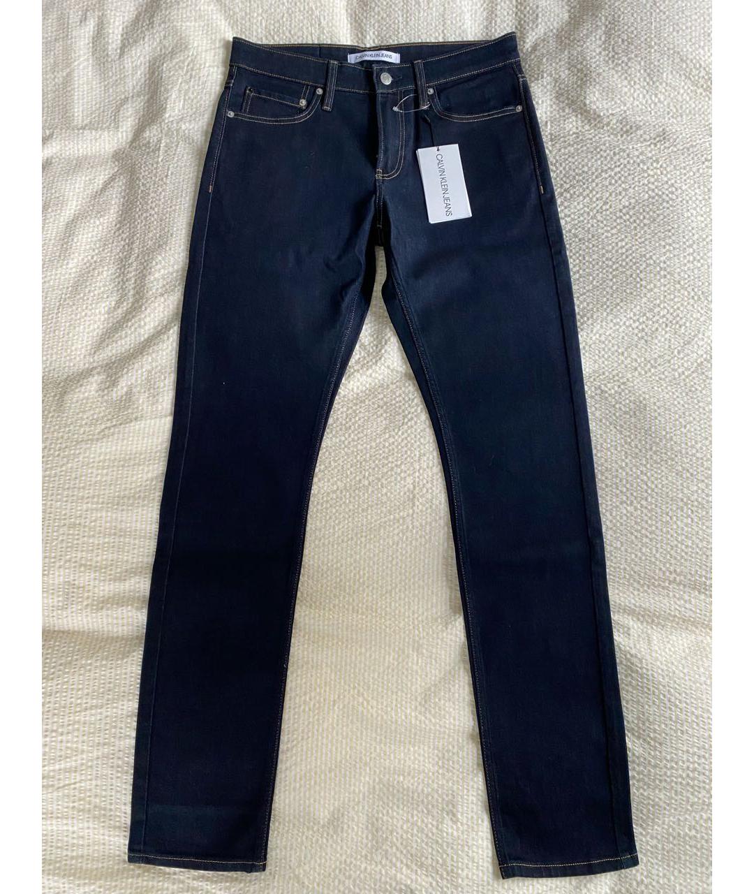 CALVIN KLEIN Темно-синие джинсы скинни, фото 7