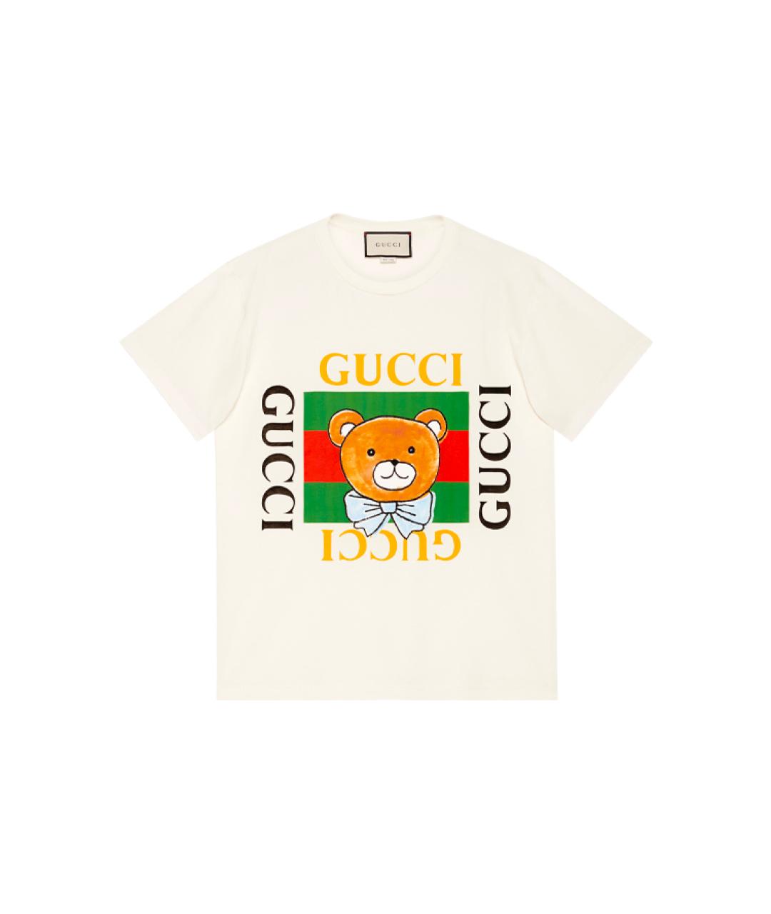 GUCCI Бежевая футболка, фото 6