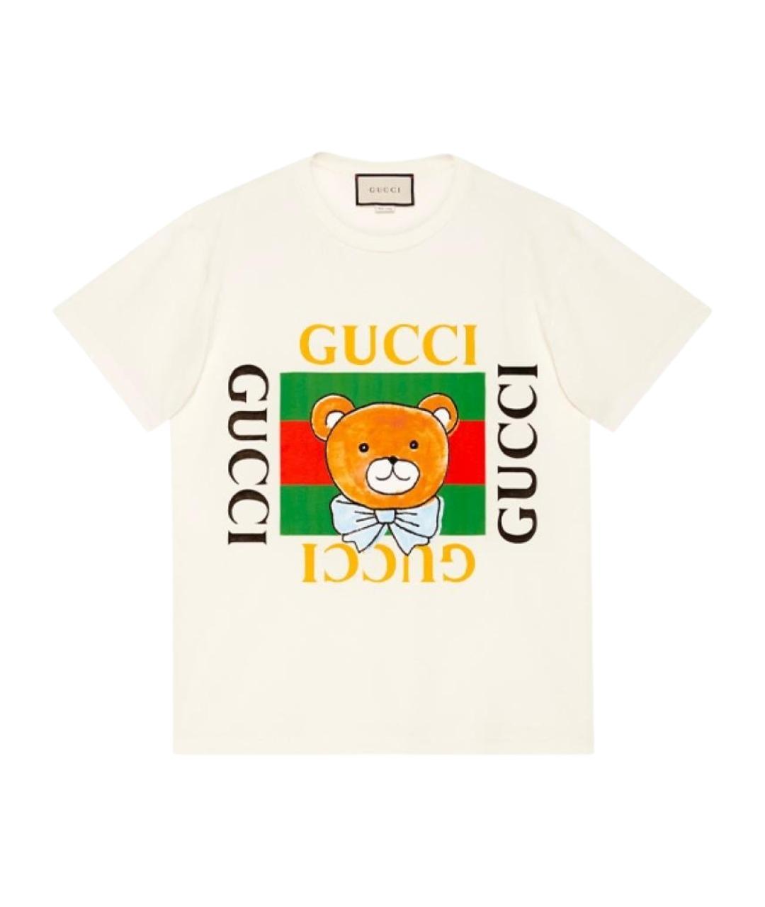 GUCCI Бежевая футболка, фото 1