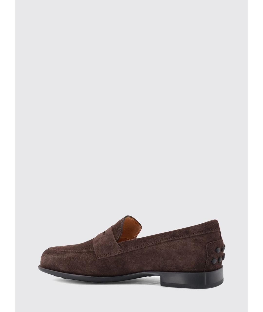 TOD'S Коричневые лоферы, фото 3