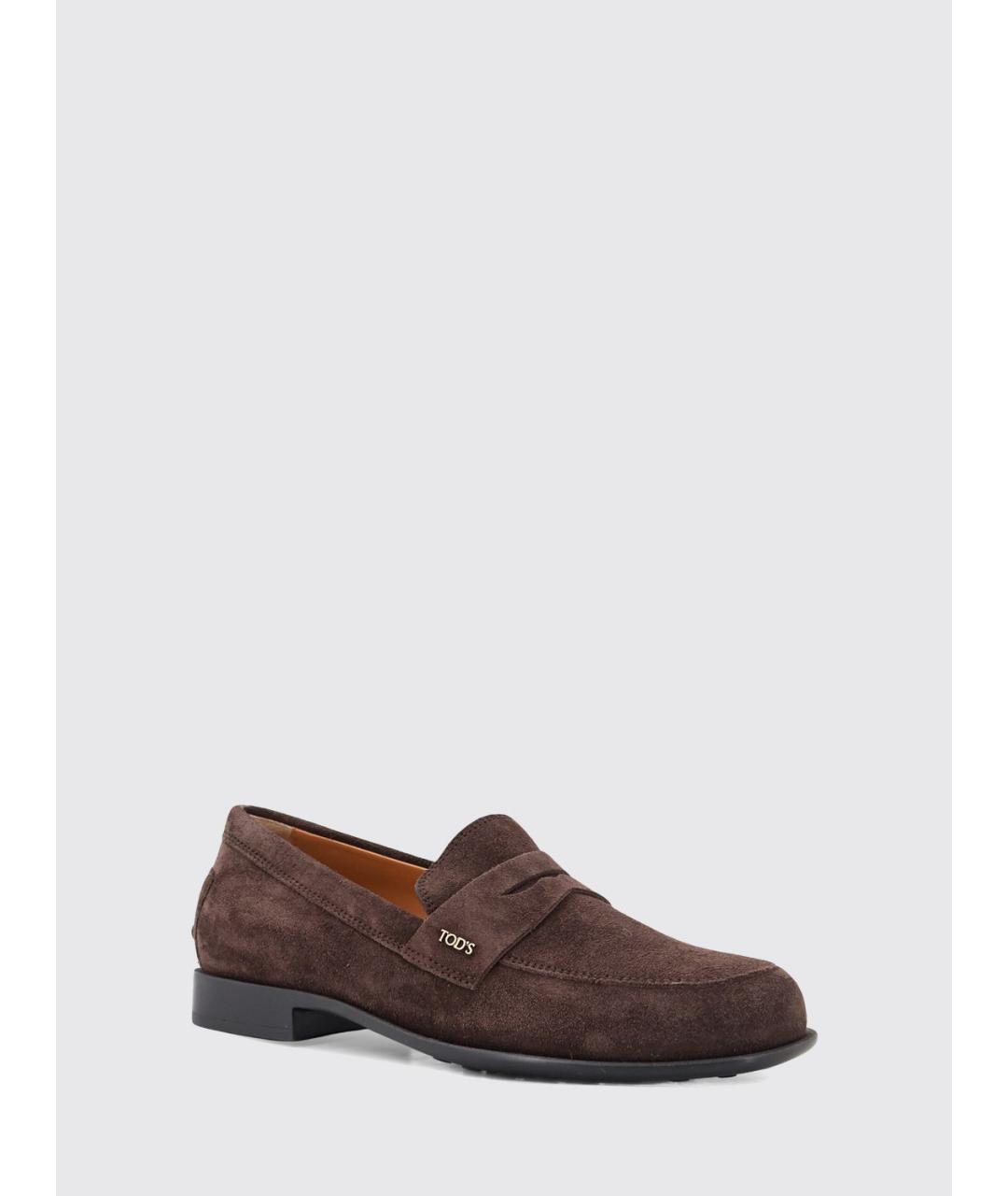 TOD'S Коричневые лоферы, фото 2