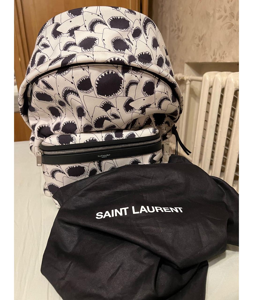 SAINT LAURENT Тканевый рюкзак, фото 6