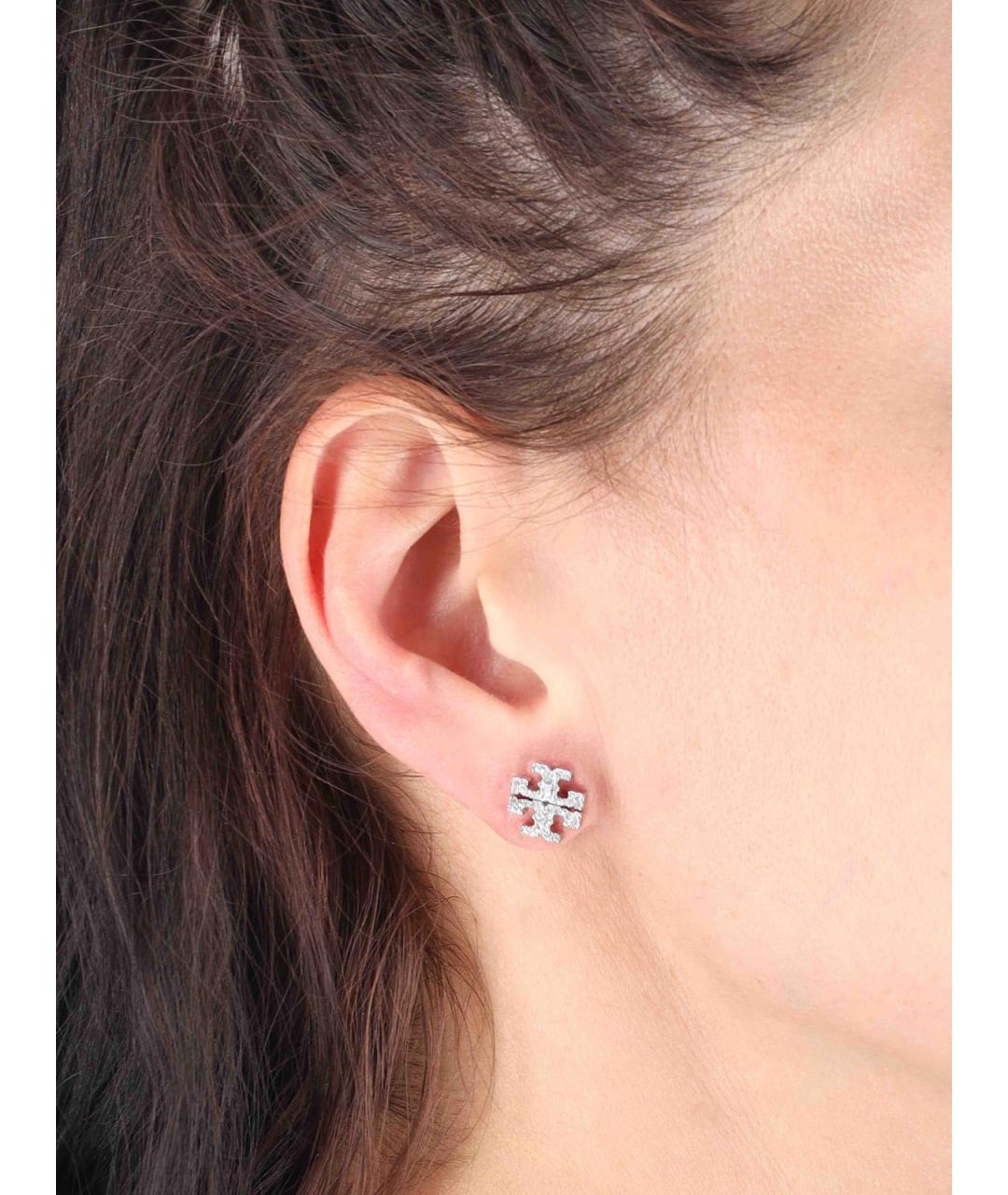 TORY BURCH Серебряные металлические серьги, фото 3