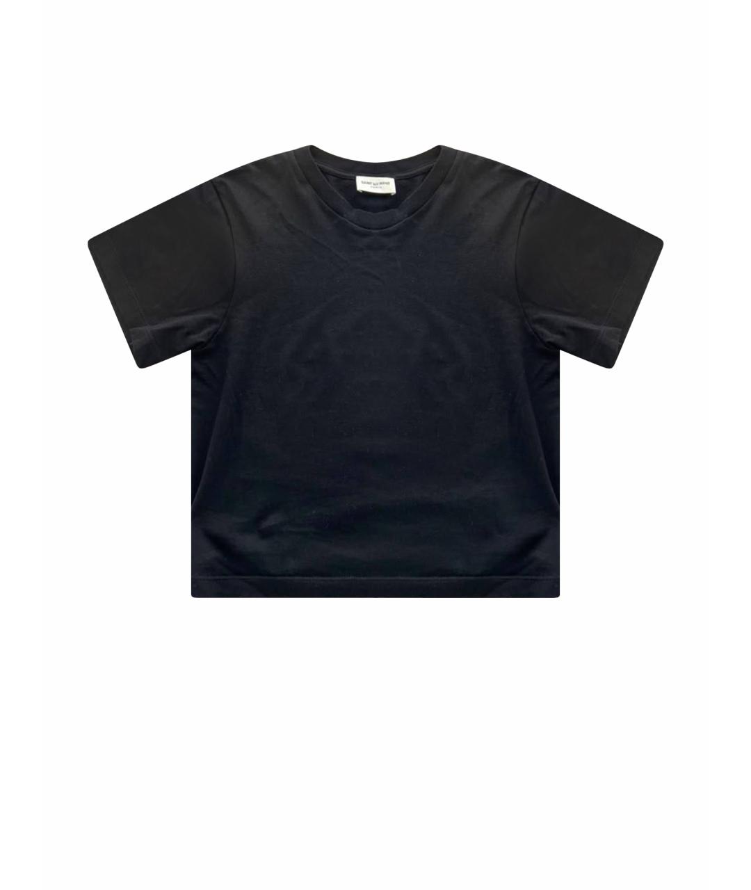 SAINT LAURENT Черная футболка, фото 1