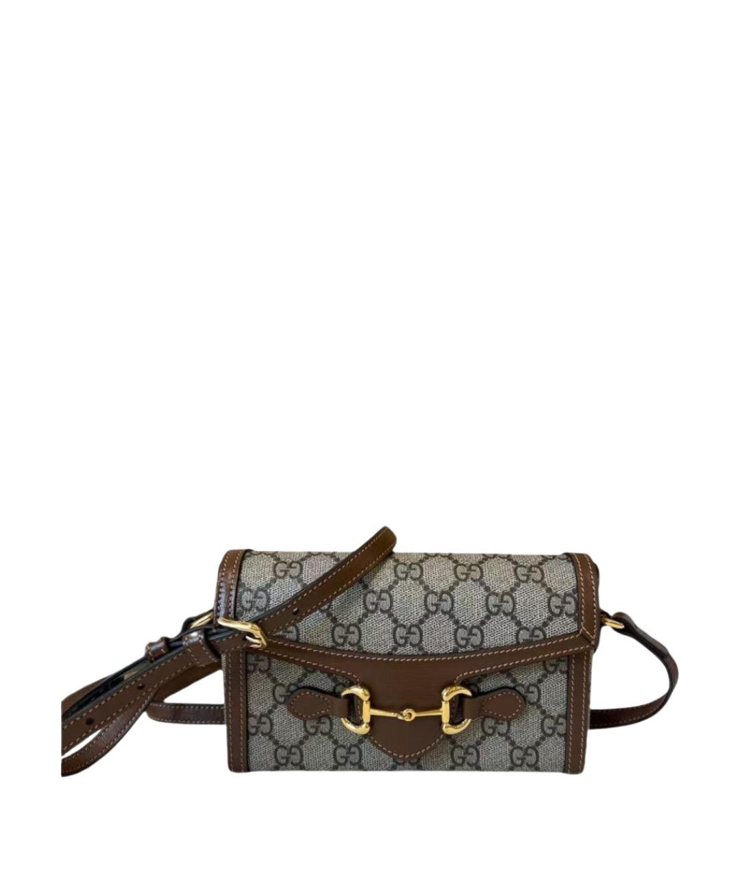 GUCCI Серая сумка через плечо, фото 1