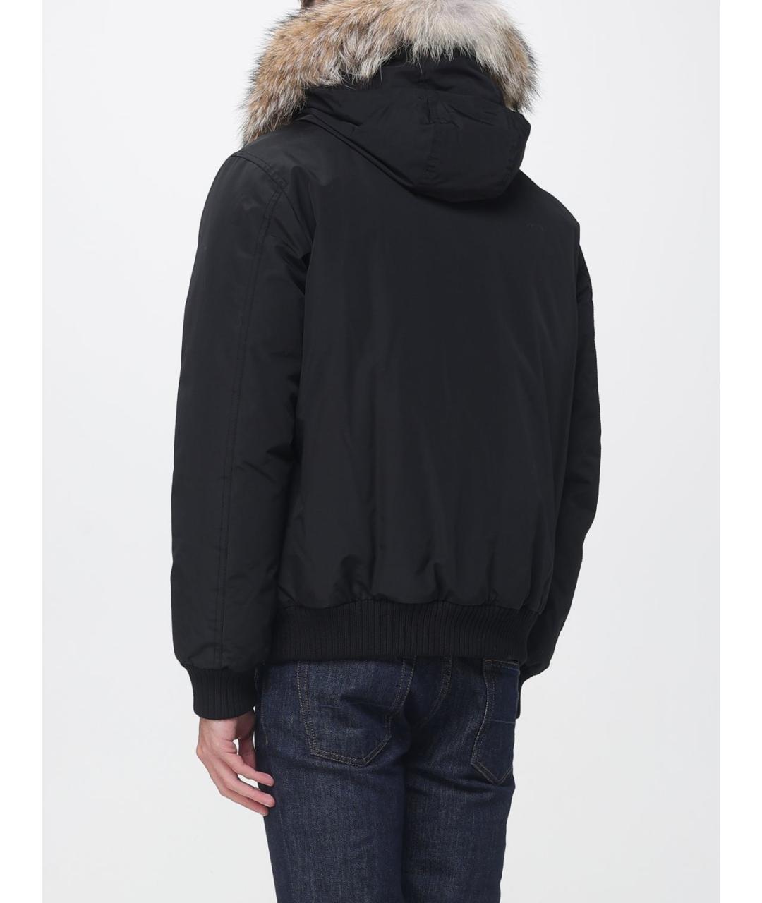 WOOLRICH Черная хлопковая куртка, фото 3