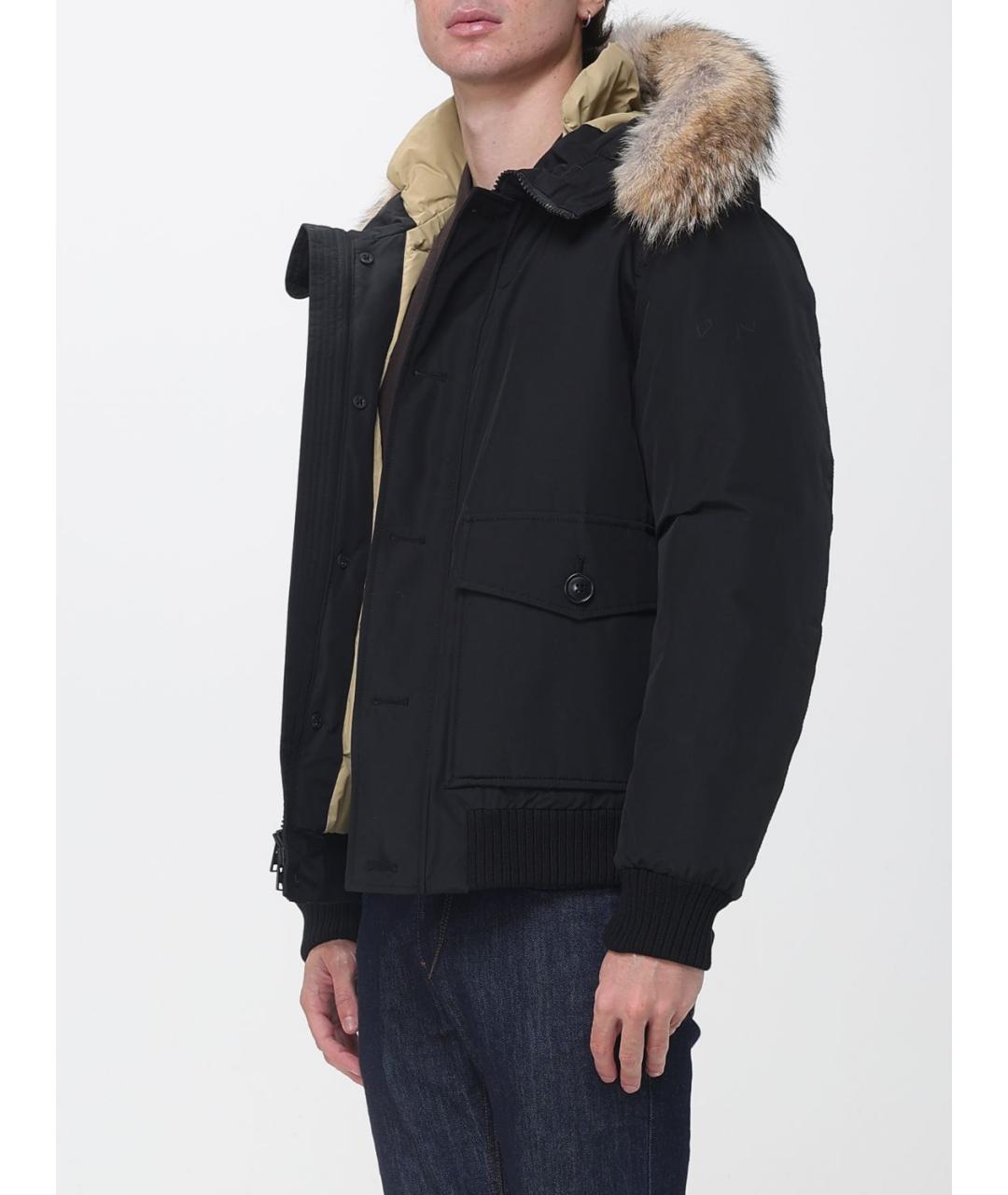 WOOLRICH Черная хлопковая куртка, фото 4