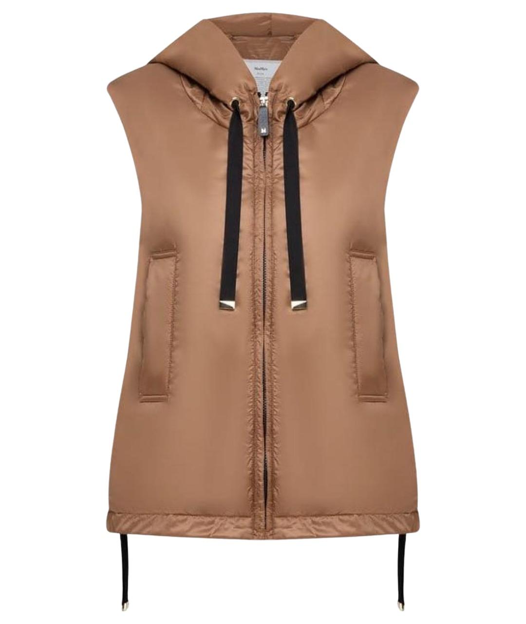 MAX MARA Коричневый жилет, фото 1