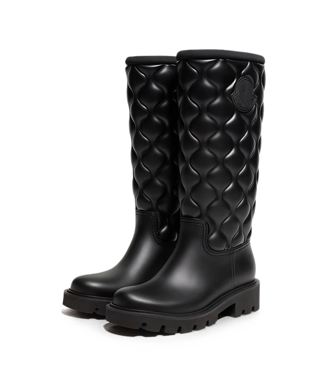 MONCLER Черные сапоги, фото 2