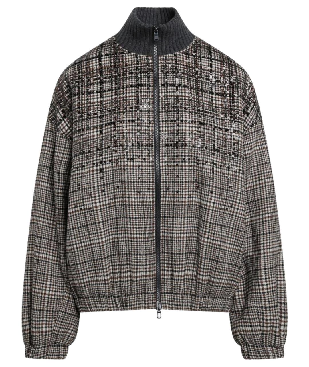 BRUNELLO CUCINELLI Мульти шерстяная куртка, фото 1