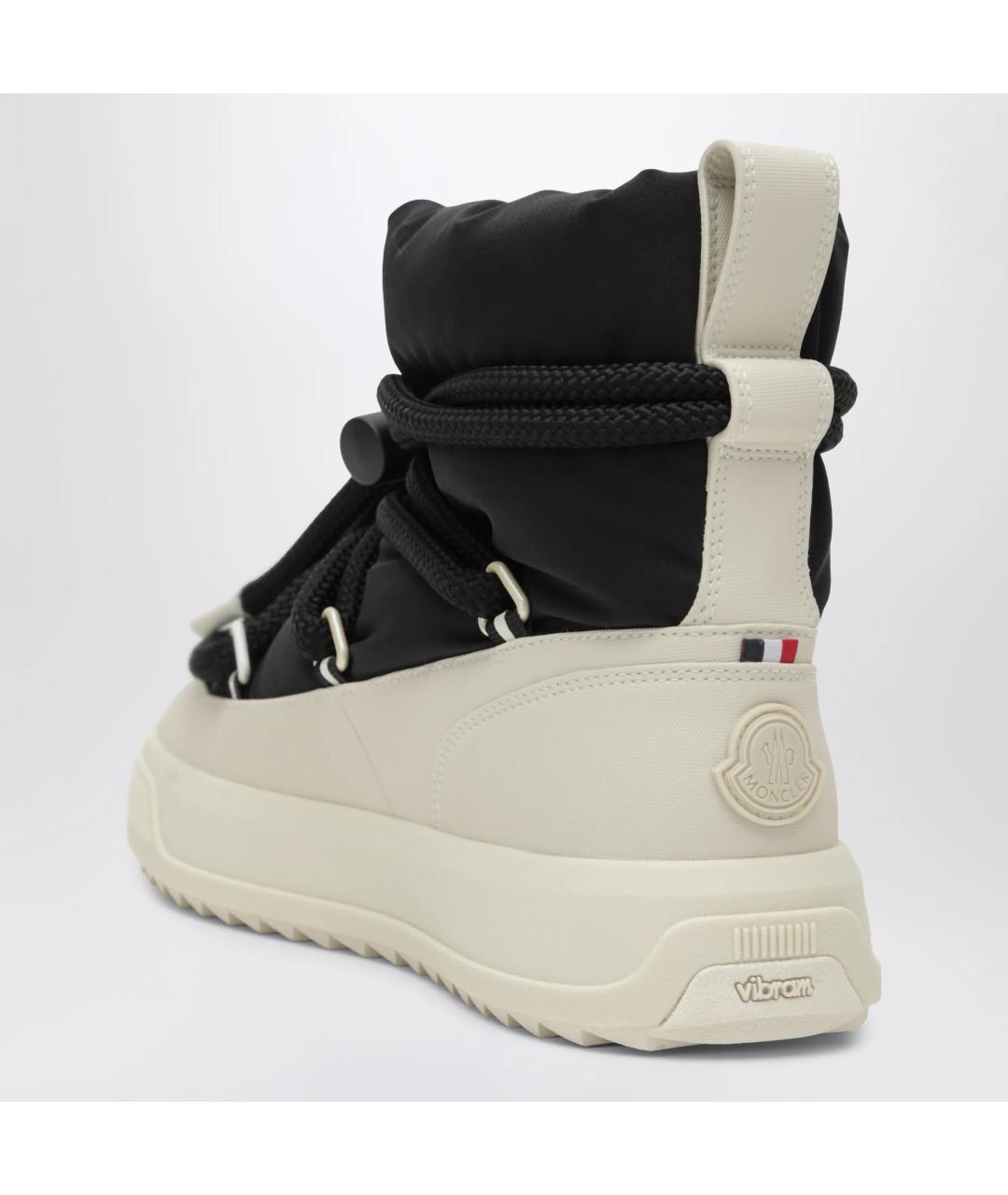 MONCLER Черные синтетические сапоги, фото 2