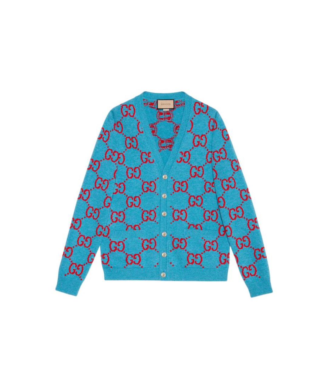 GUCCI Синий кардиган, фото 6