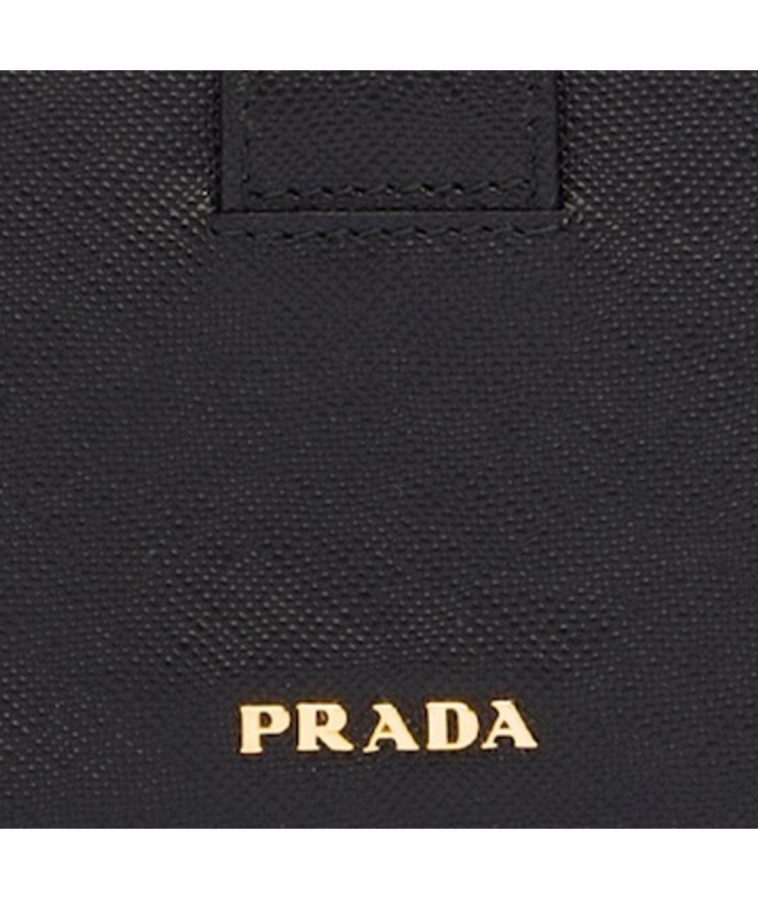 PRADA Черный кожаный кардхолдер, фото 4