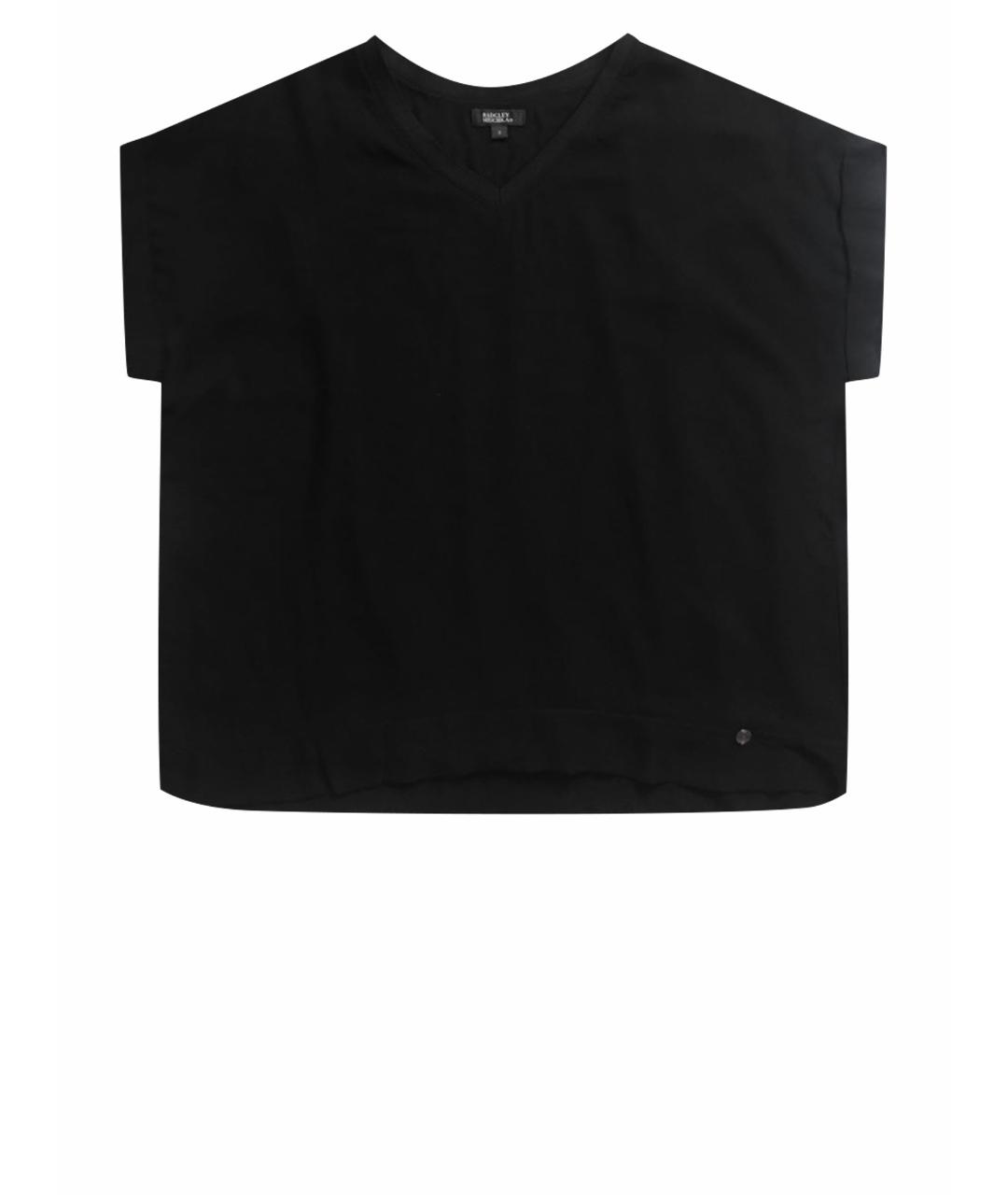 BADGLEY MISCHKA Черная вискозная блузы, фото 1