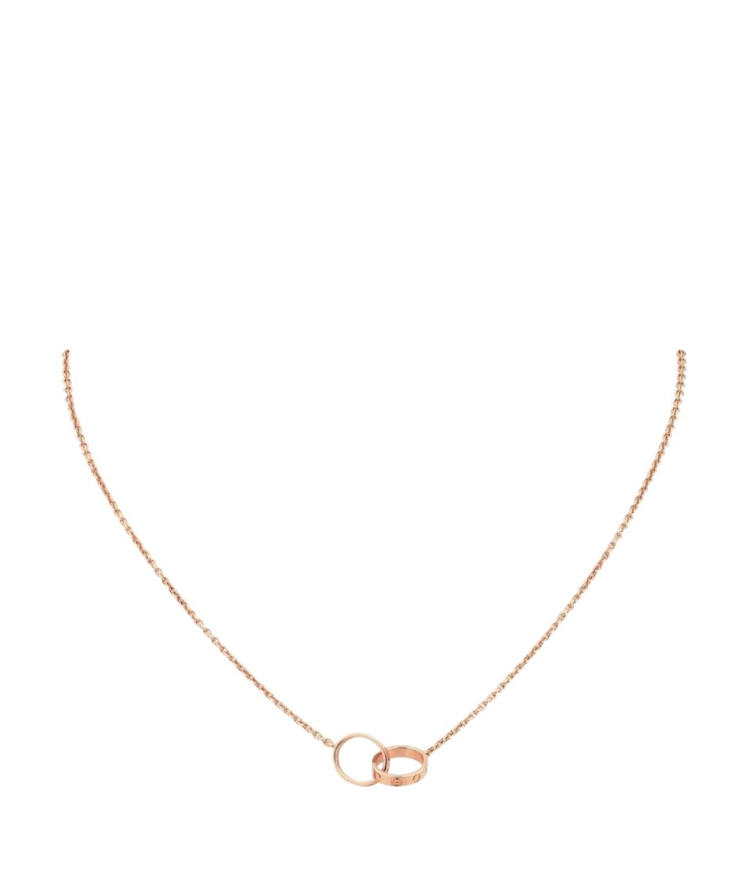 CARTIER Золотая подвеска из розового золота, фото 1