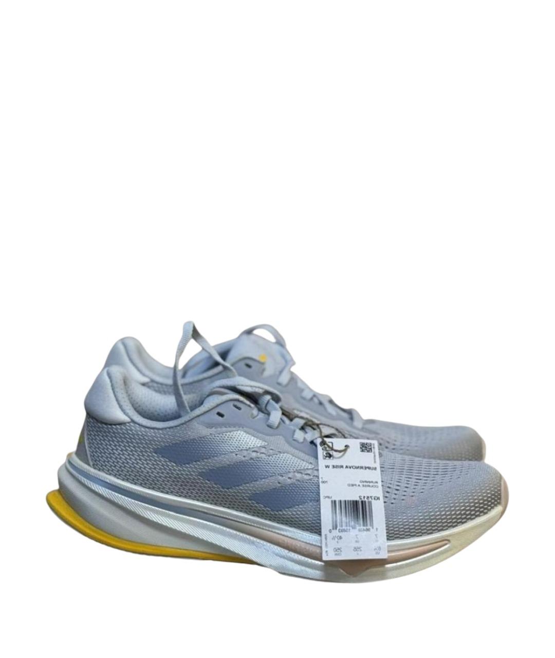 ADIDAS Серые текстильные кроссовки, фото 1