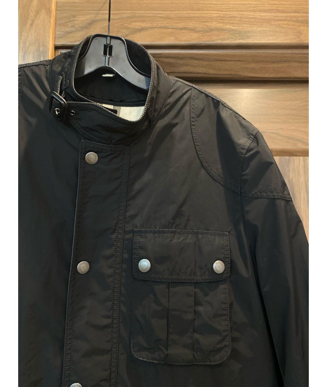 BURBERRY BRIT Черная полиэстеровая куртка, фото 4