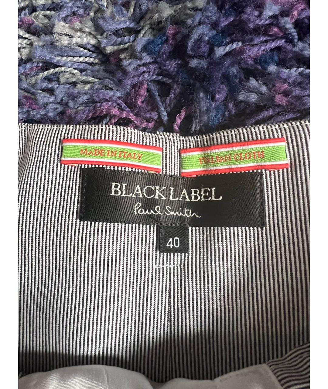 PAUL SMITH BLACK LABEL Голубые хлопковые шорты, фото 3