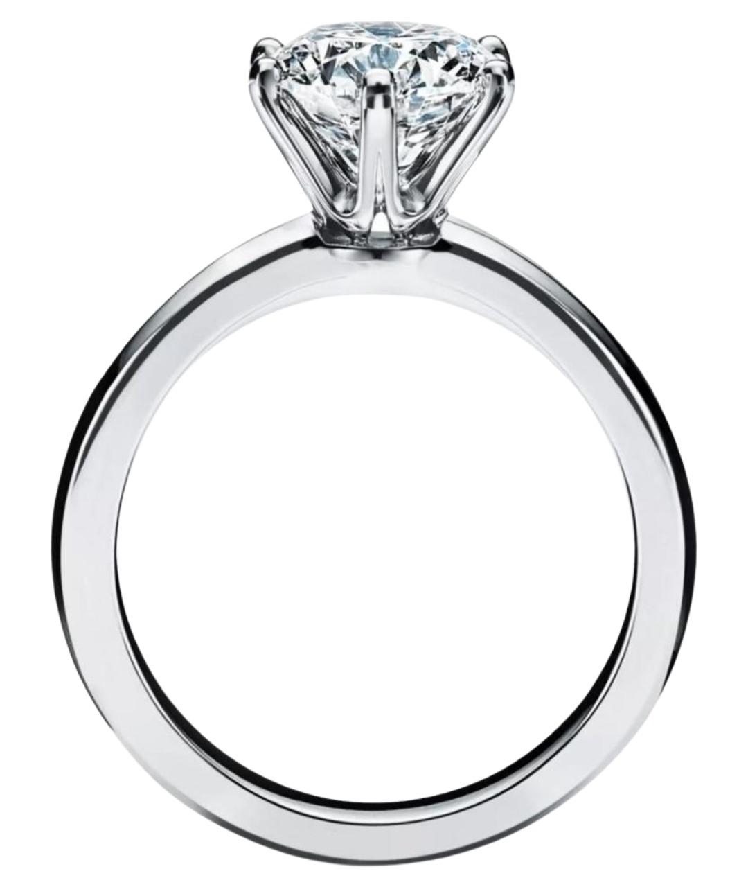 TIFFANY&CO Белое платиновое кольцо, фото 1