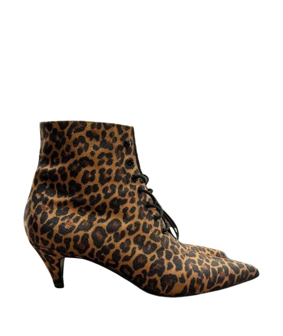 SAINT LAURENT Мульти текстильные ботильоны, фото 1