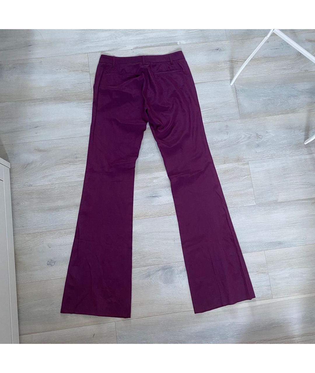 ETRO Фиолетовые ацетатные брюки широкие, фото 2