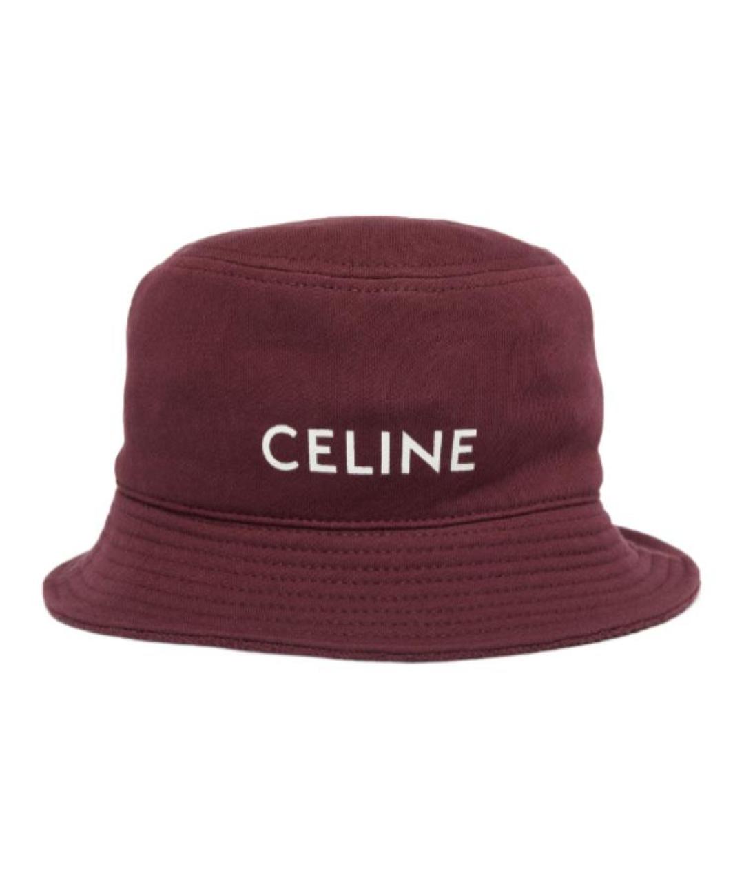 CELINE Красная хлопковая шляпа, фото 1