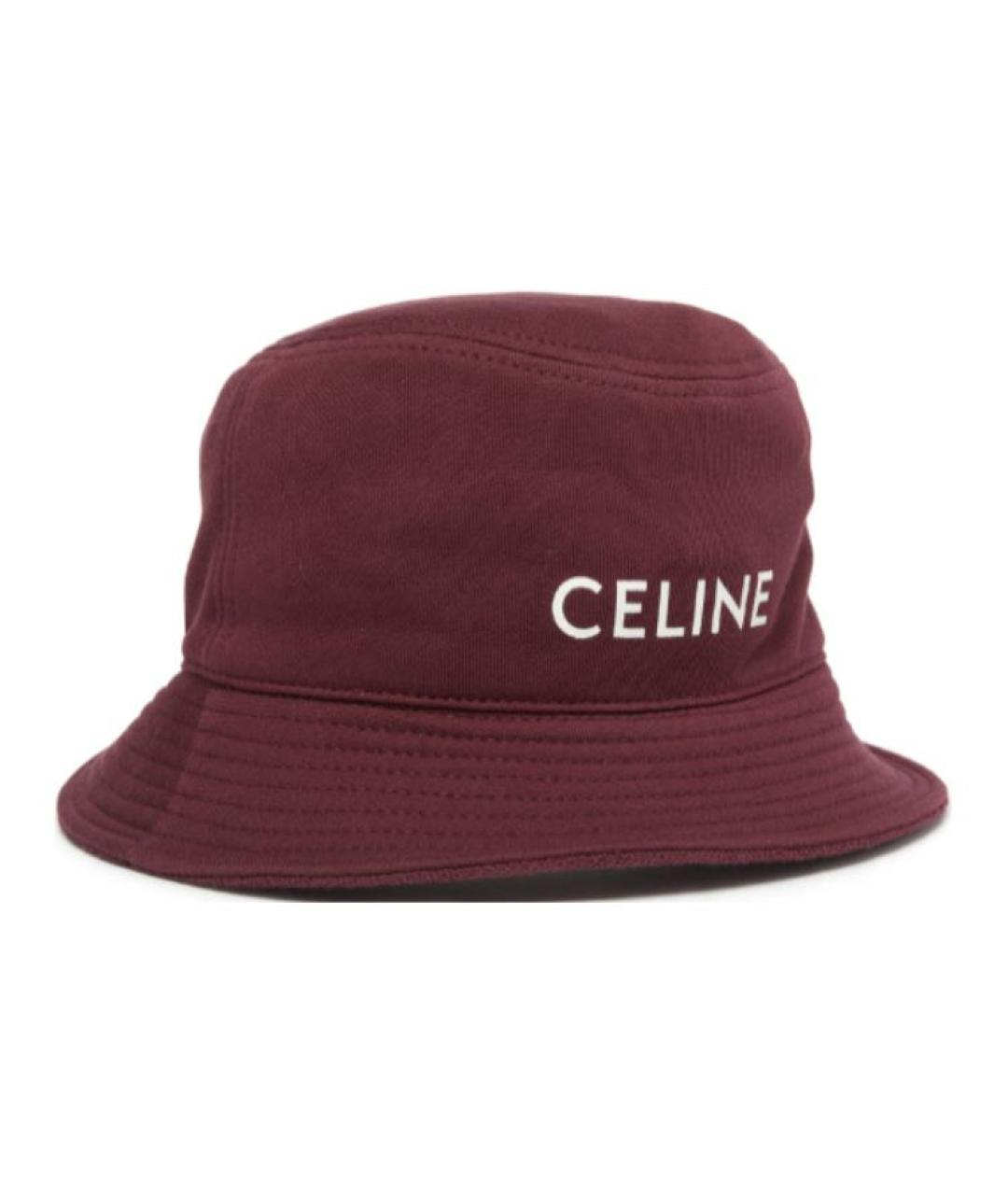 CELINE Красная хлопковая шляпа, фото 2