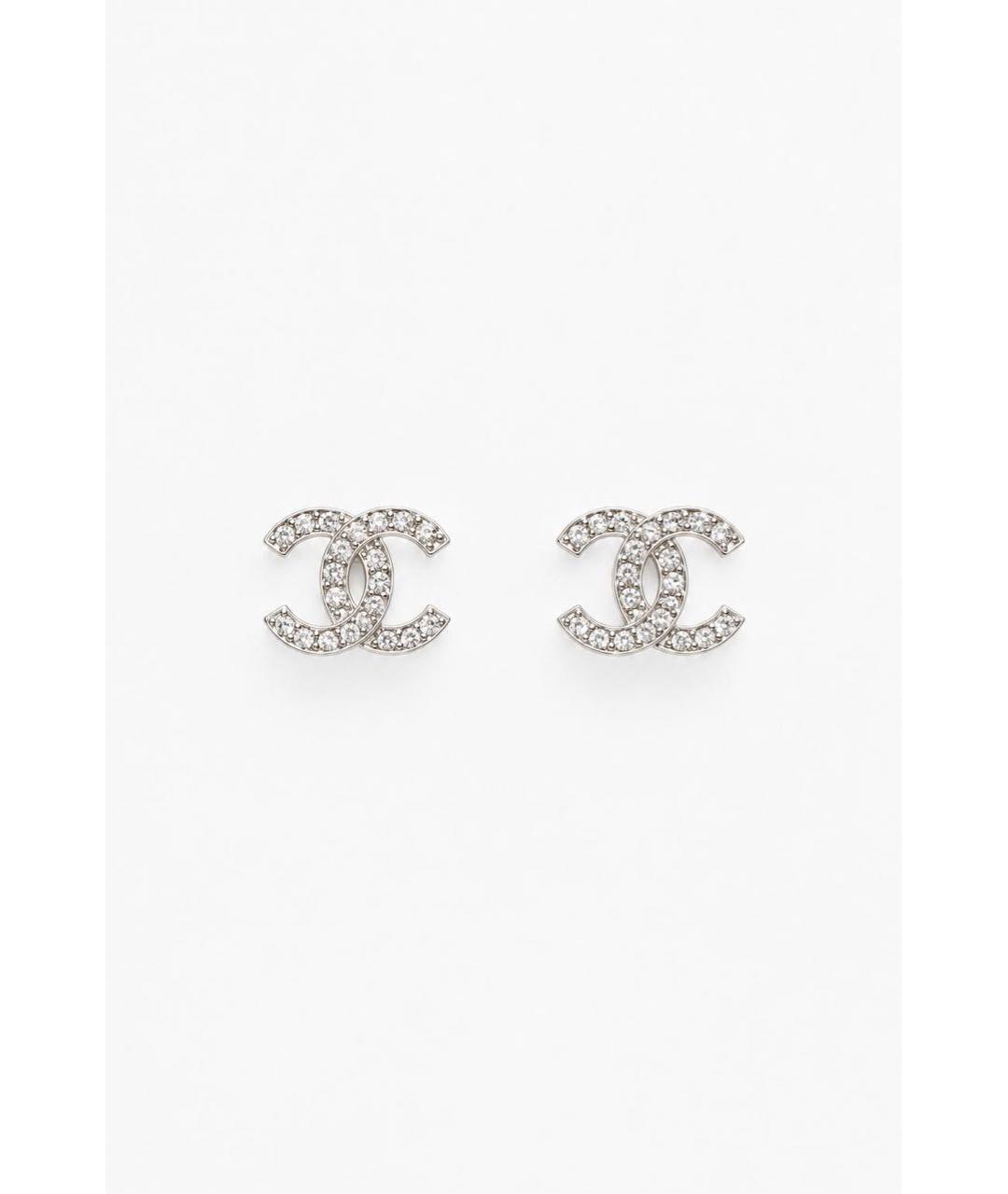 CHANEL Серебряные металлические серьги, фото 6