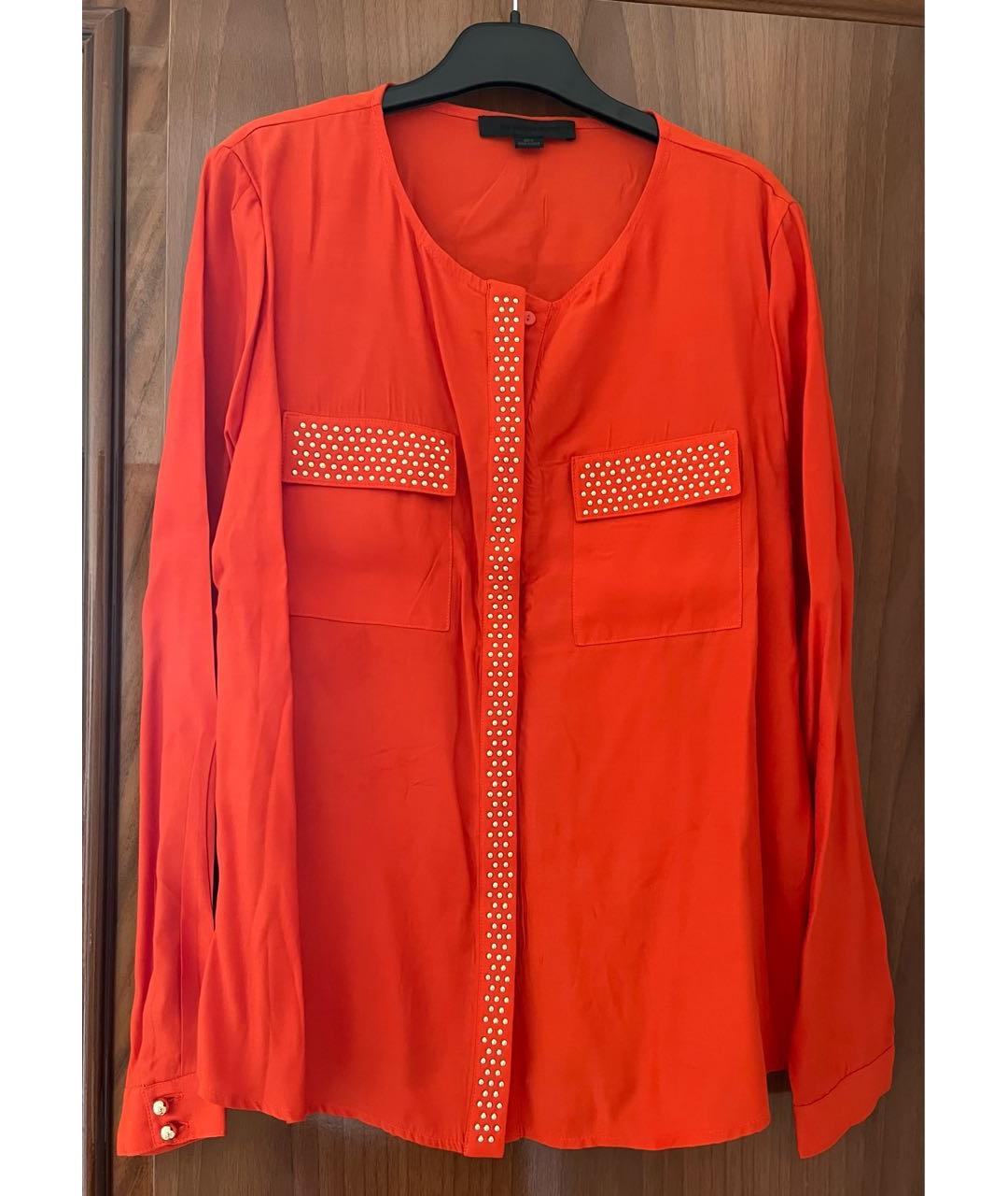 ALEXANDER WANG Оранжевая вискозная блузы, фото 4