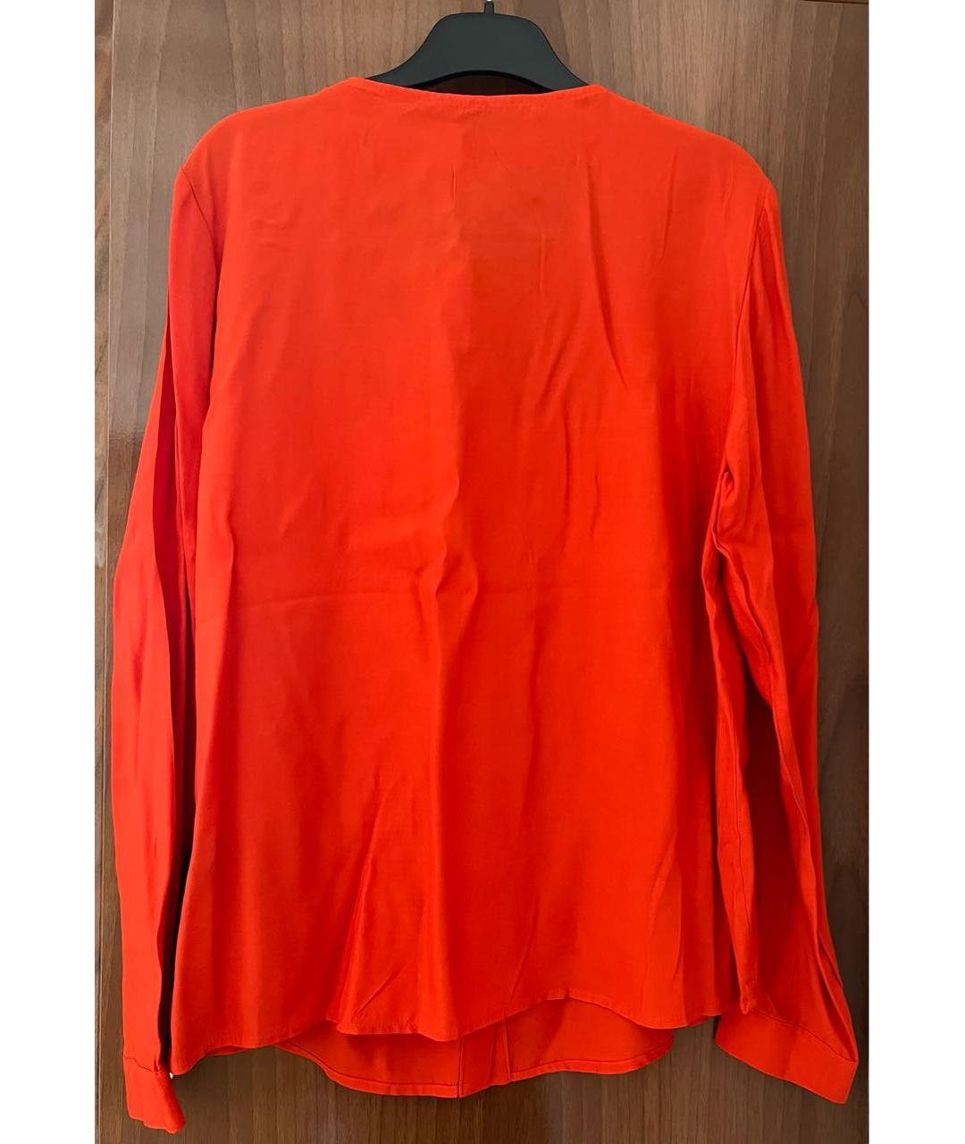 ALEXANDER WANG Оранжевая вискозная блузы, фото 2