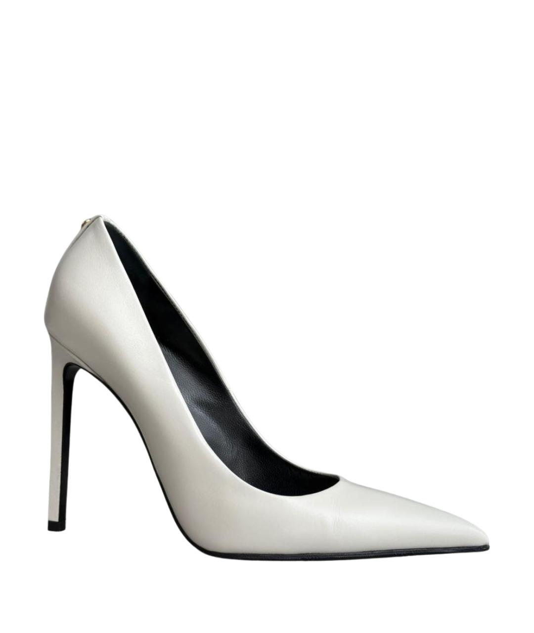 TOM FORD Белые кожаные туфли, фото 1