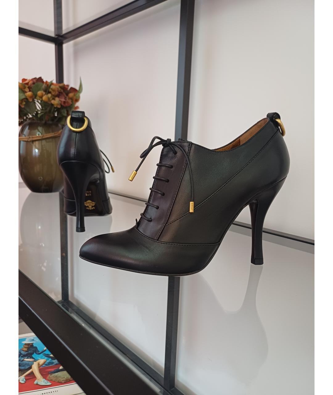 BALLY Черные кожаные ботильоны, фото 5