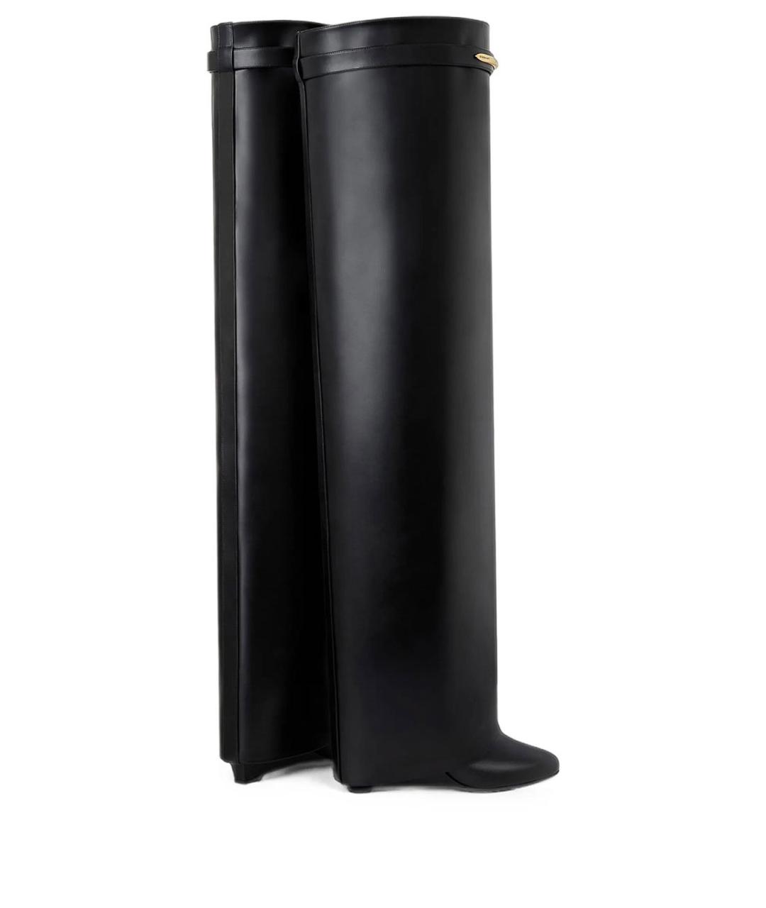 GIVENCHY Черные кожаные сапоги, фото 3