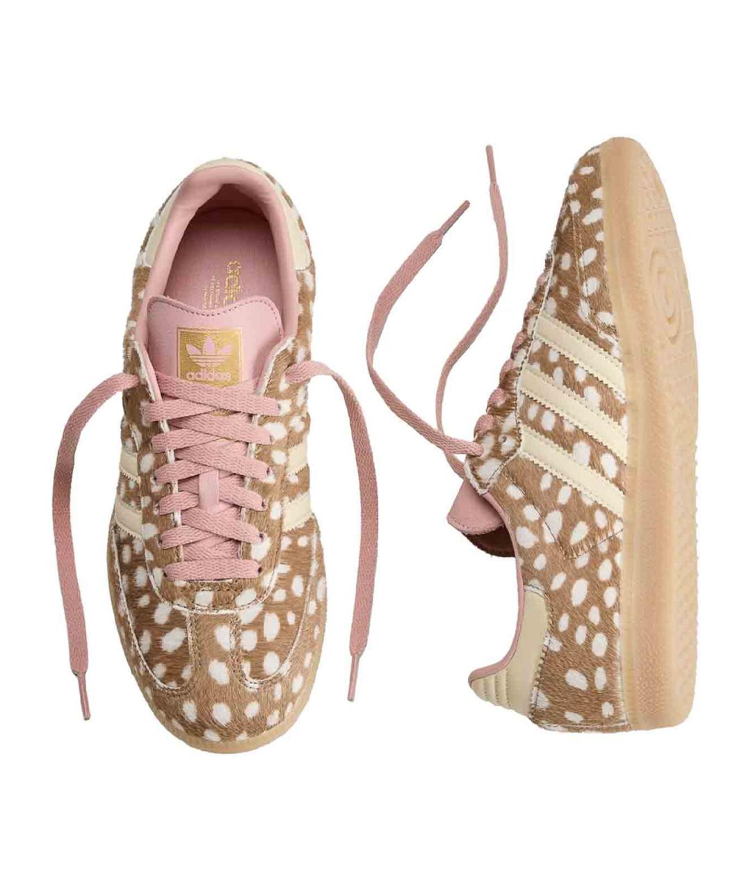 ADIDAS Бежевые замшевые кеды, фото 3