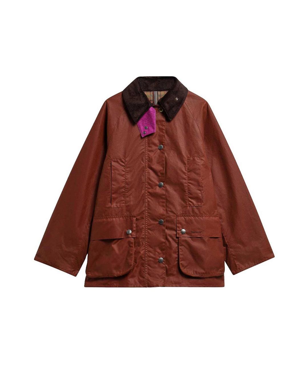 BARBOUR Коричневая хлопковая куртка, фото 8