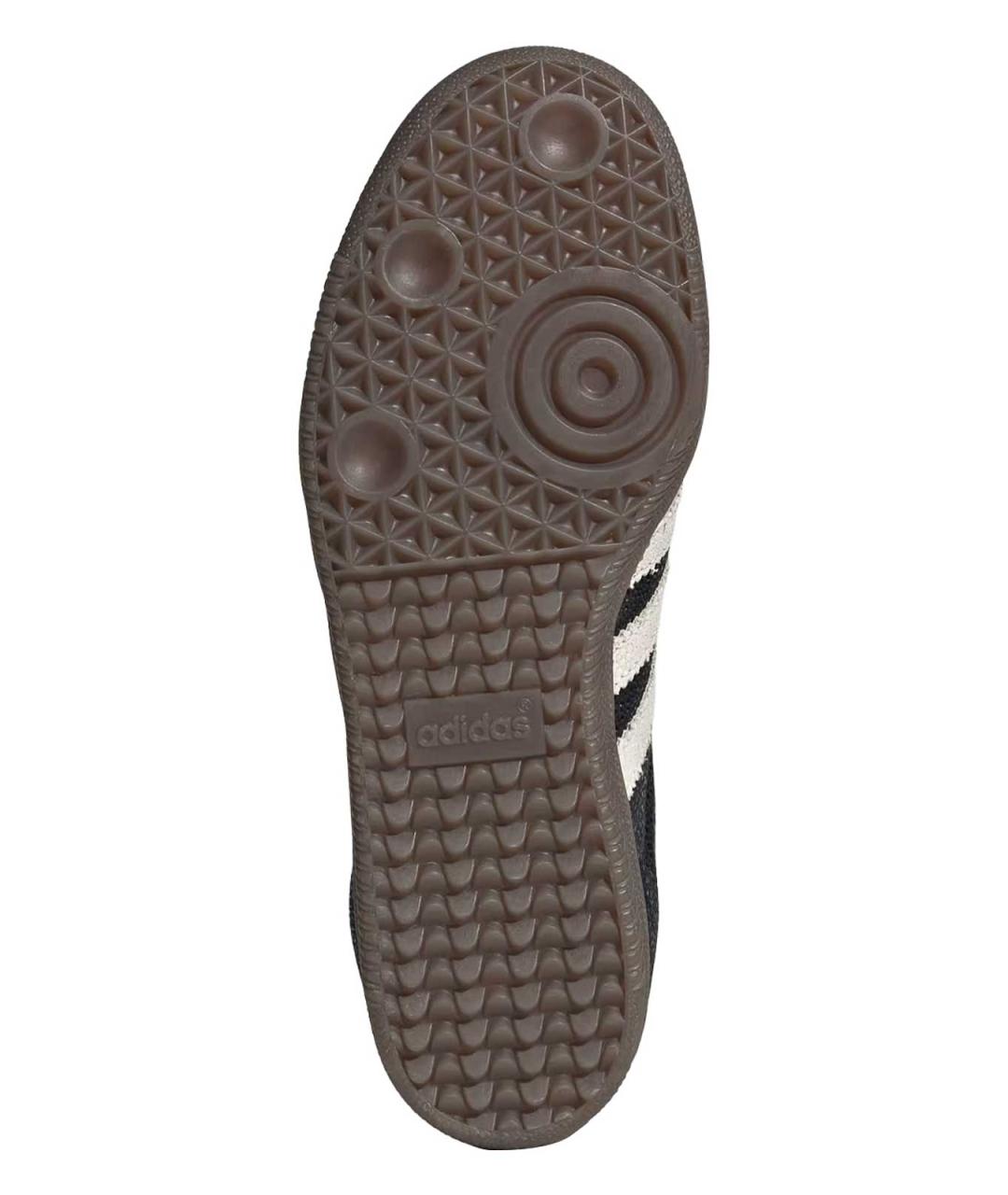 ADIDAS Черные кожаные кроссовки, фото 5