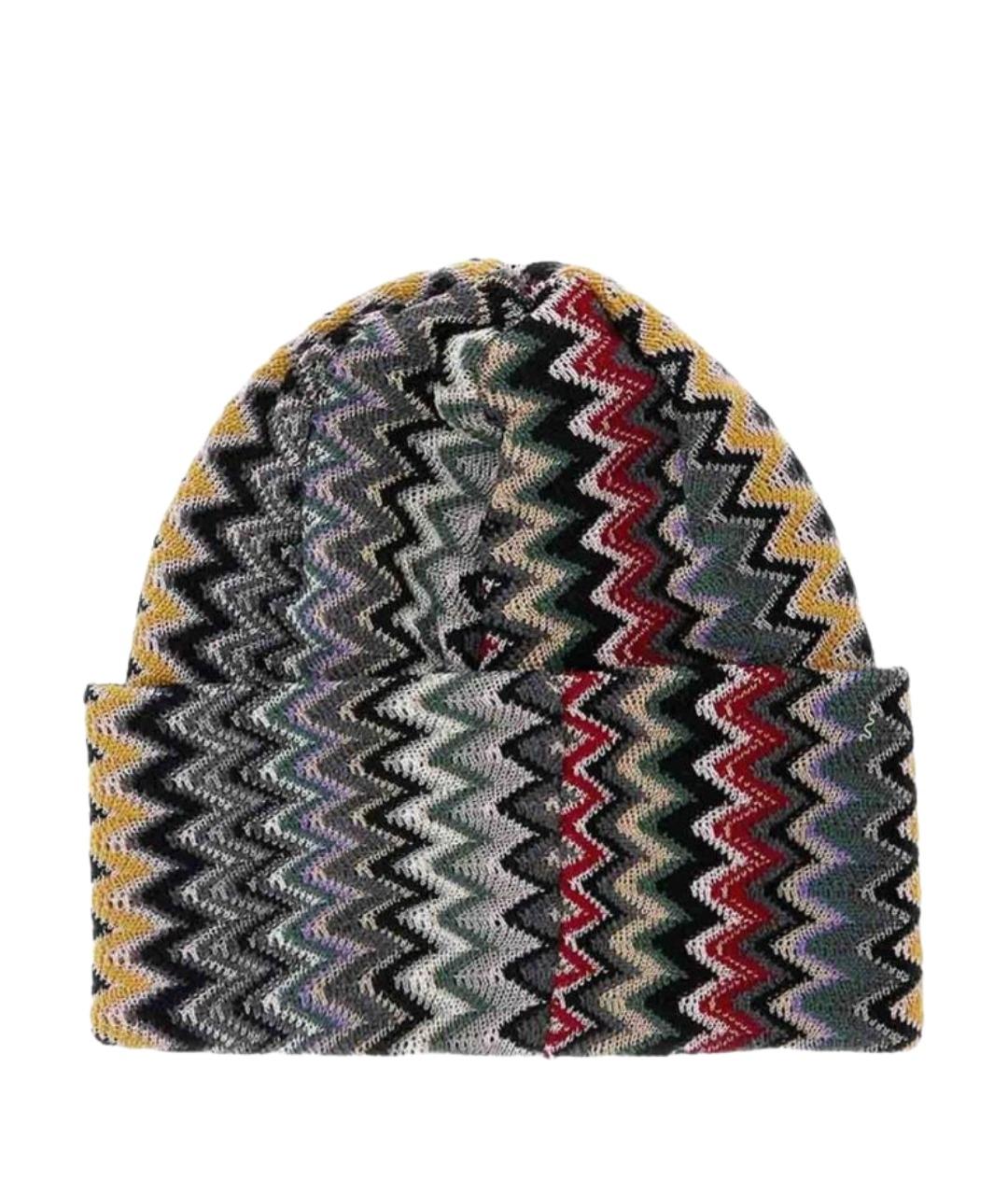MISSONI Серая шерстяная шапка, фото 2