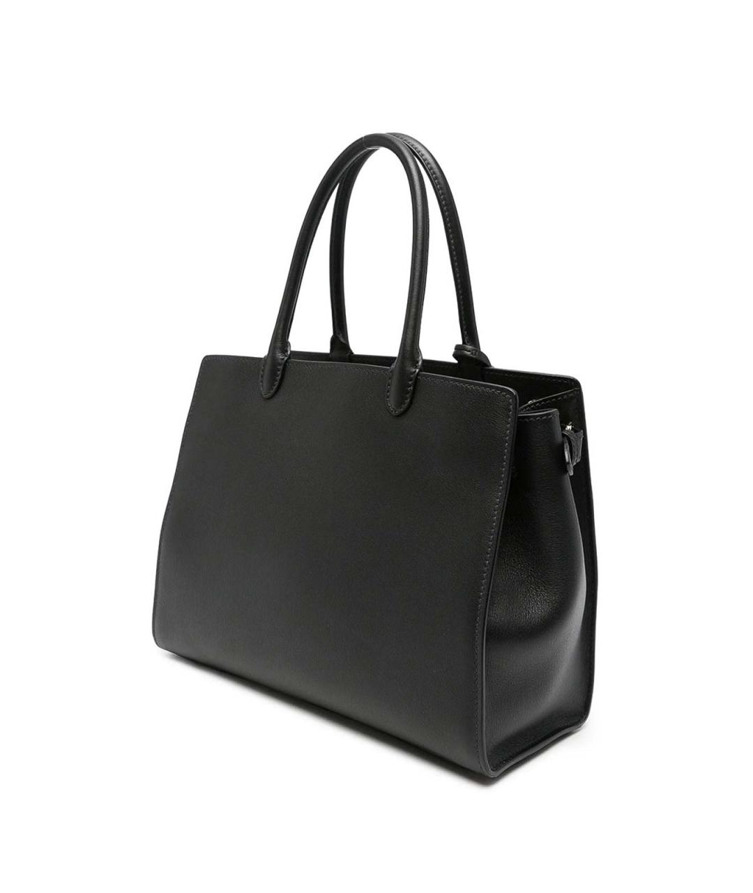 PRADA Черная кожаная сумка тоут, фото 3