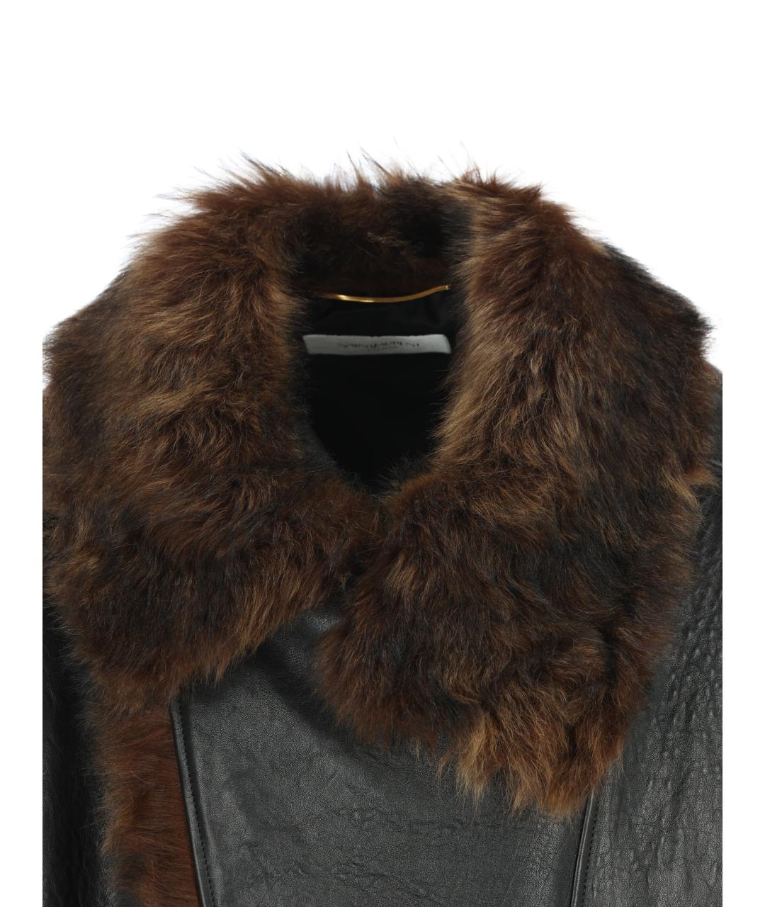 SAINT LAURENT Мульти кожаная куртка, фото 3