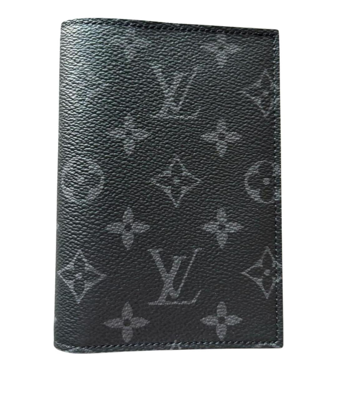LOUIS VUITTON Черный кошелек, фото 1