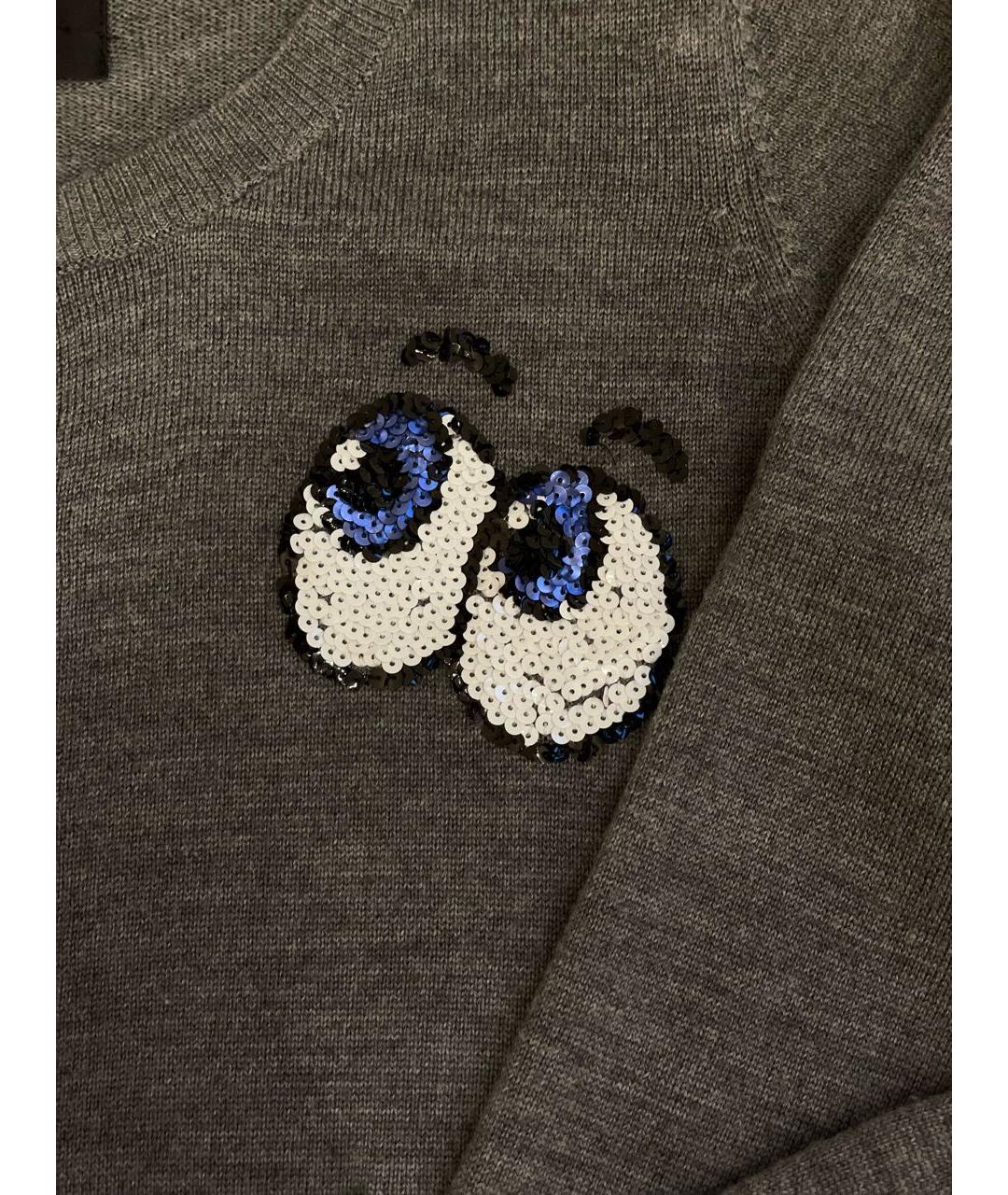 MARKUS LUPFER Серый кашемировый джемпер / свитер, фото 4