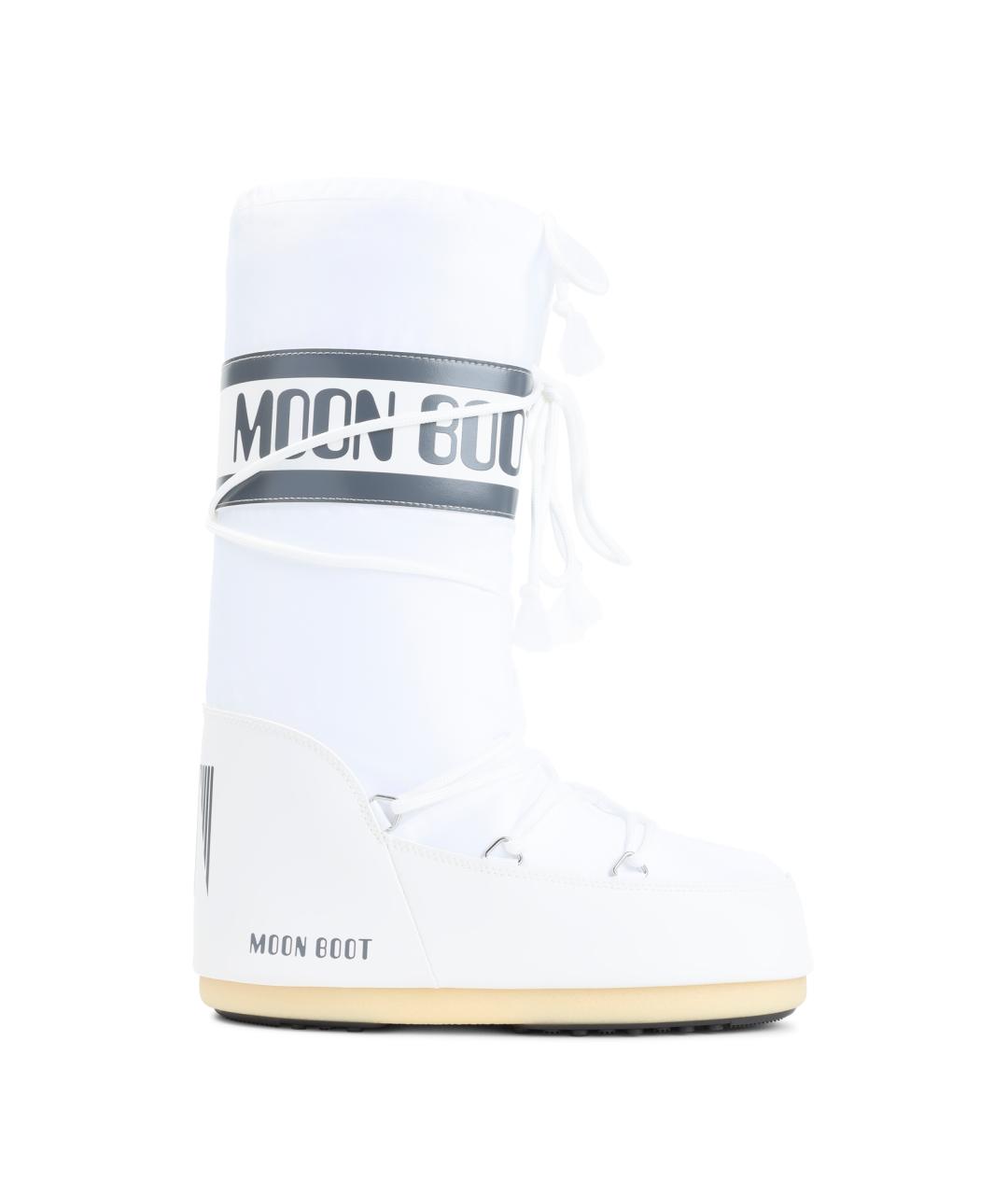 MOON BOOT Белые синтетические сапоги, фото 6